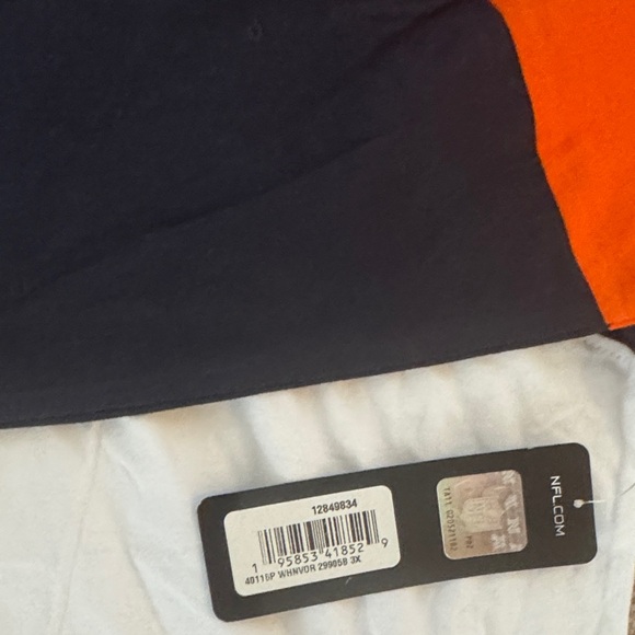 Women’s Plus Chicago Bears Long Sleeve Shirt - Navy and White 3x NWT - Picture 5 of 6